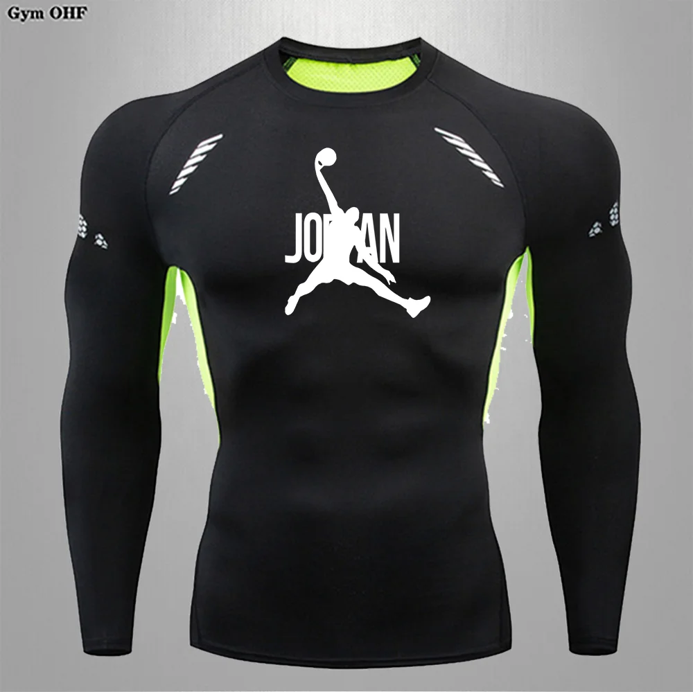 Men's Clothing Training Jogging Comprehensive Exercise Slim-fit High-quality Elastic Warmth Breathable T Shirts Compression Tees