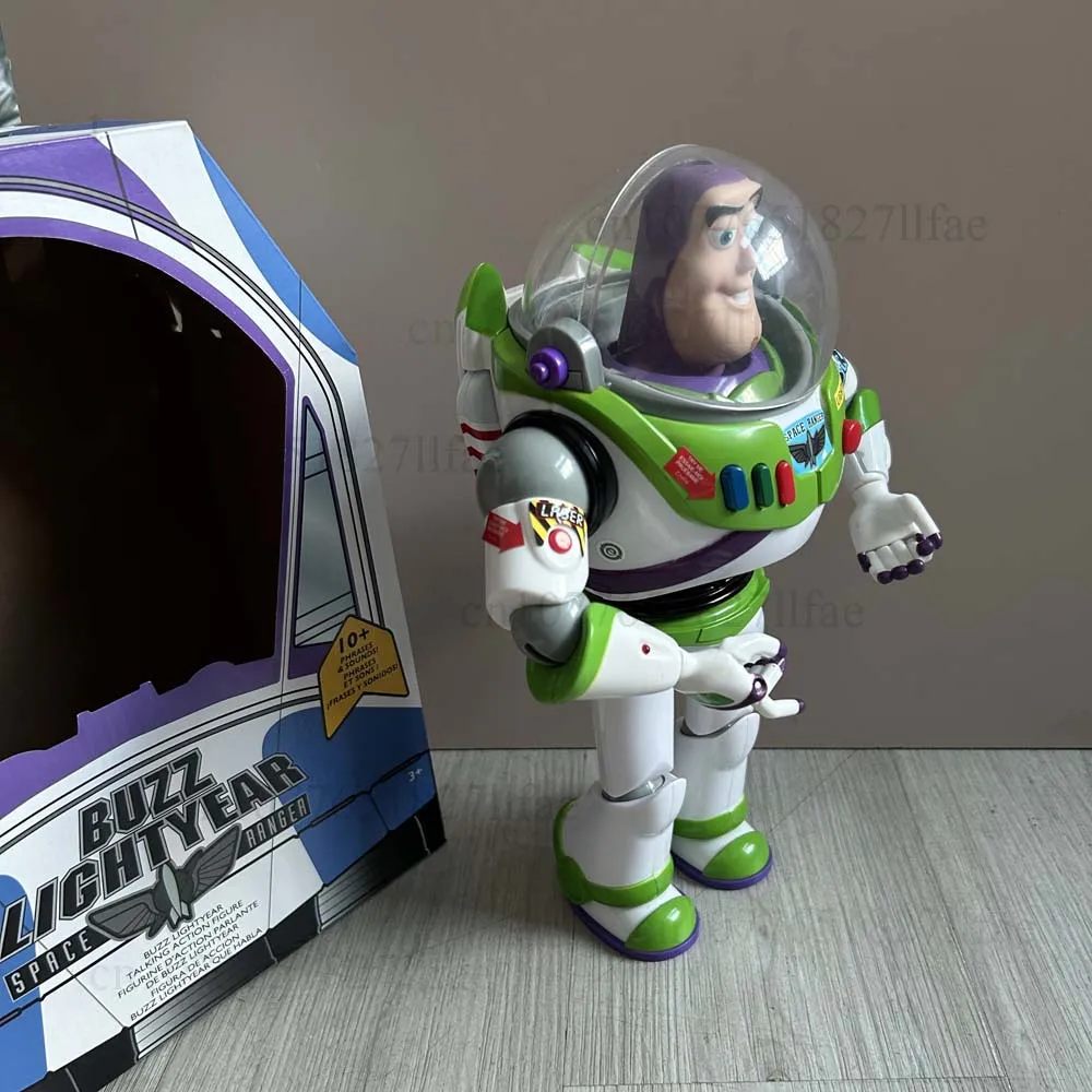 Story 3 4 Talking Buzz Action Figures Body Doll Model Toys Voice Doll Action Figures Model Toys Joint Movable Christmas Gift