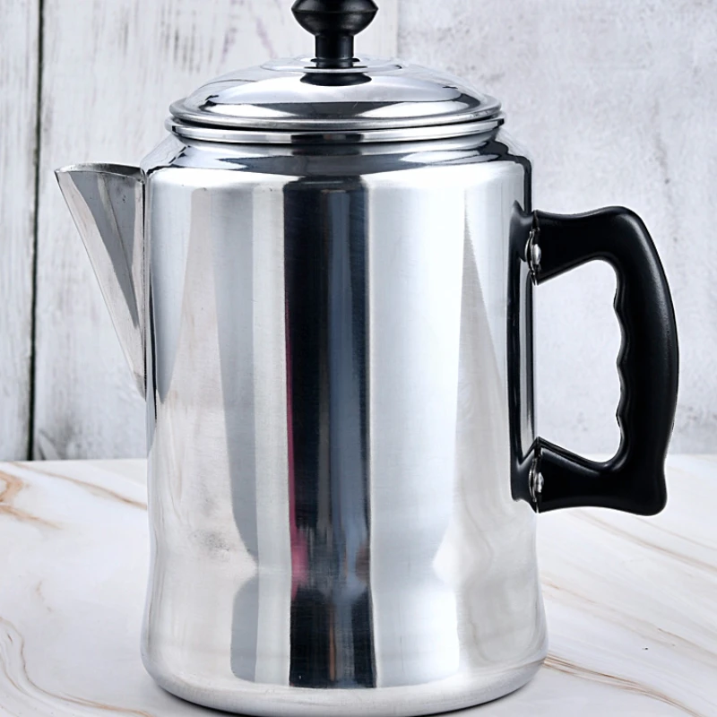 

Hong Kong style milk tea pulling teapot, Golden Crown brand coffee pot, stockings, stainless steel ring, postal package