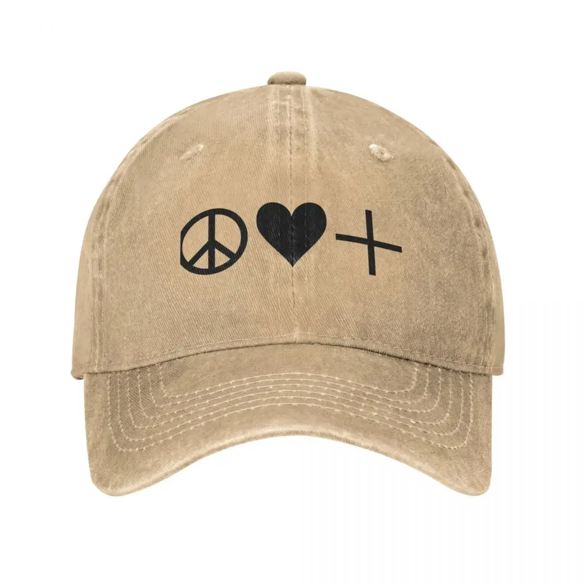 

peace love positivityCap Cowboy Hat golf hat baseball hat Cap male women's hats 2023 Men's