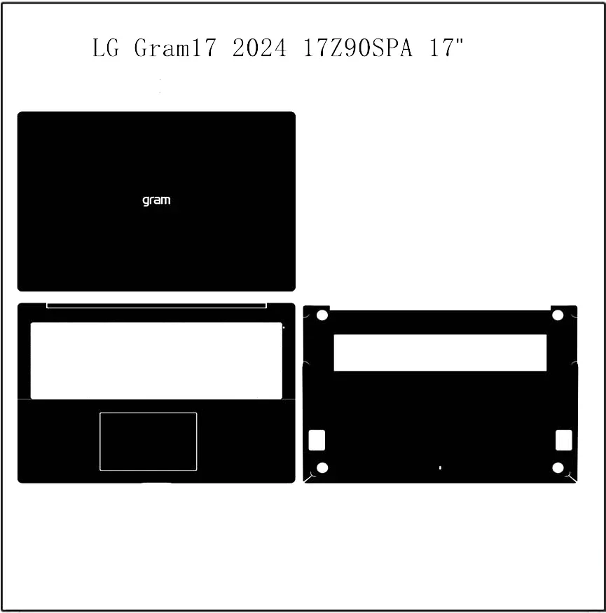 Laptop Stickers for LG Gram 17 2024 17Z90SPA 17