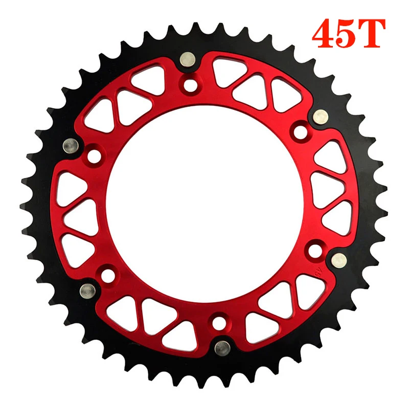 45T - 52T Motorcycle Rear Sprocket For HONDA CR125R CR250R CR500R CRF250R CRF450R CRF250F CRF250X CRF150F CRF230F CRE125R