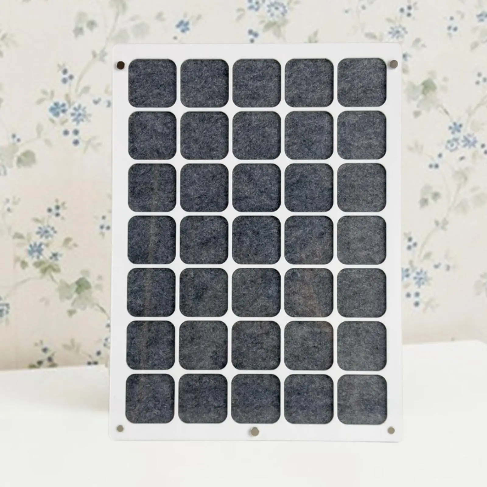 Pin Display Organizer Bingkai Papan Akrilik Bening untuk Lencana, Kancing Manset, Pita Lambang Koleksi Penggemar Pin, Pin Enamel