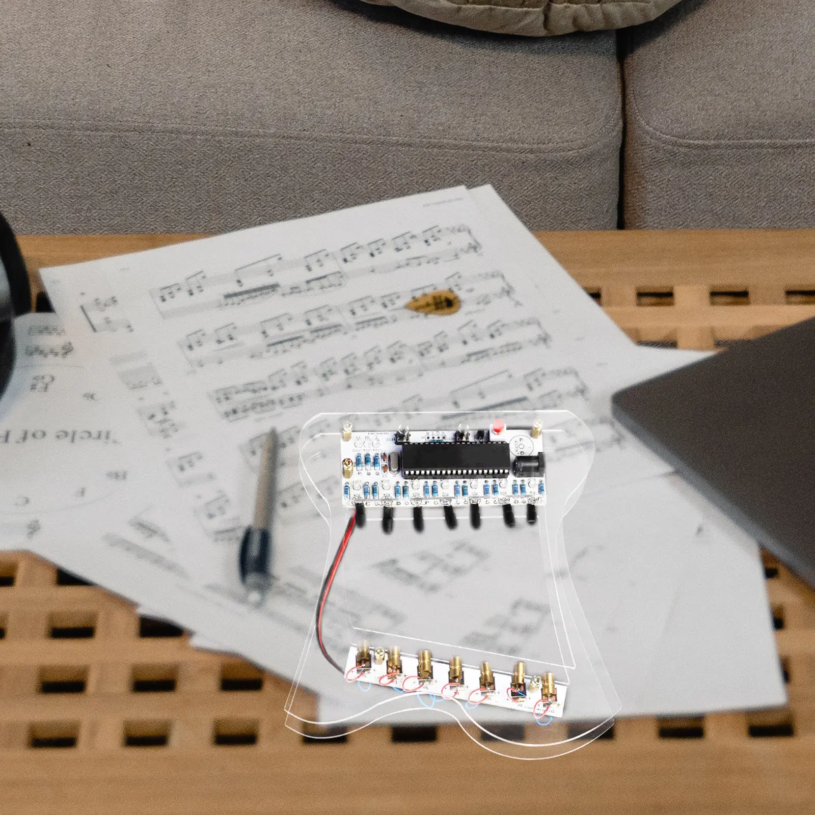 

Набор для самостоятельной сборки электронной арфы (1 комплект) с прозрачным корпусом, превосходной текстурой и широким спектром применения для обучения