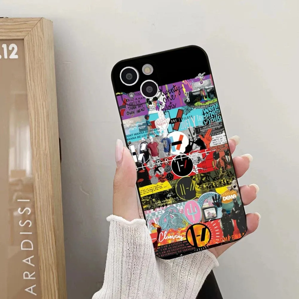 Twenty One P-Pilots Clancy  Phone Case For iPhone 15,14,13,12,11 Plus,Pro,Max,XR,XS,X,7,8 Plus,SE,Mini Silicone Soft