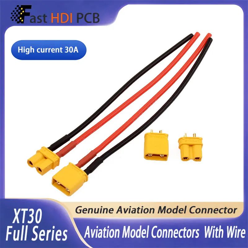

XT30U-M XT30U-F Разъем 15А Позолоченные контакты для FPV Дрон LiPo Батарея ESC Мотор RC Модель