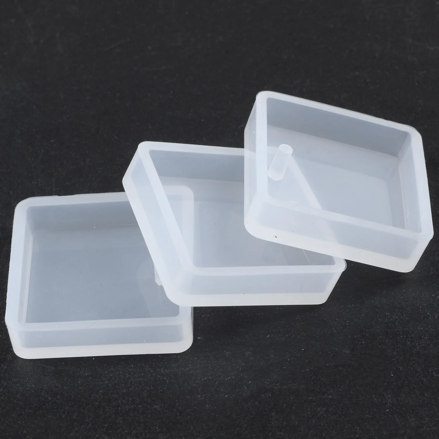

15 Pack Silicone Resin Pendant Mould Jewellery Molds With Hanging Hole For Diy Jewelry Craft Making 5 Shapes SSQ