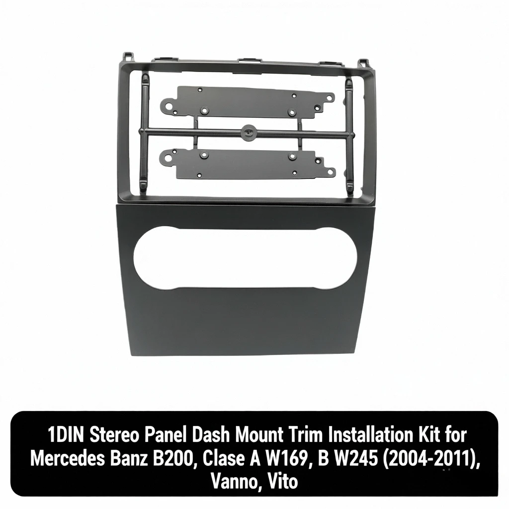 

1DIN стерео панель крепления на приборной панели монтажный комплект рамка для Mercedes-Benz B200 Clase A W169 B W245 (2004-2011) Viano Vito