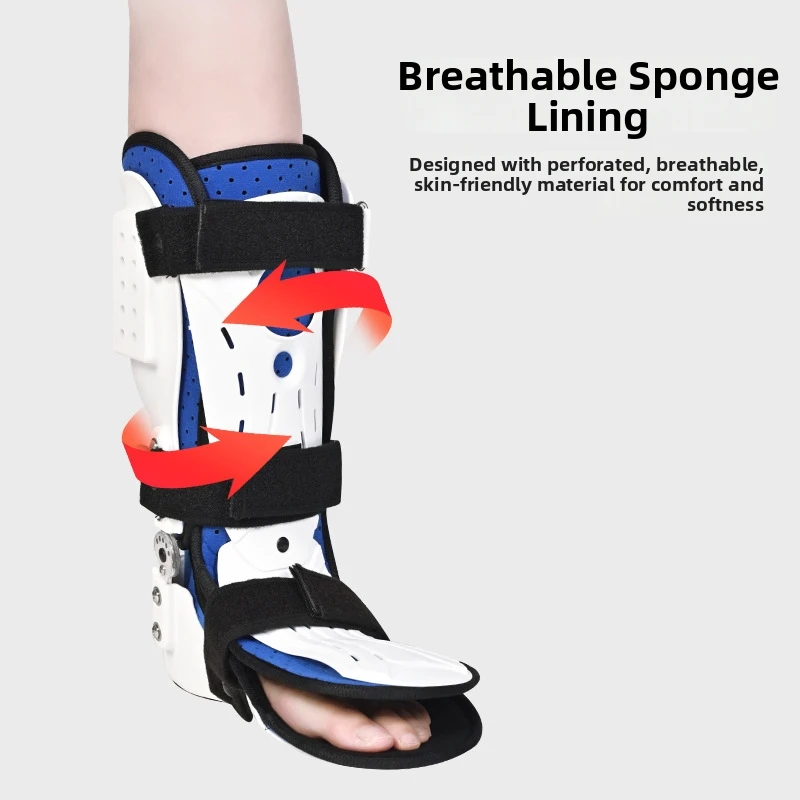 Adjustable Ankle Joint Fixed Support Strips Foot Droop Splint Brace Orthosis Sports Guards Hemiplegia Rehabilitation Equipment