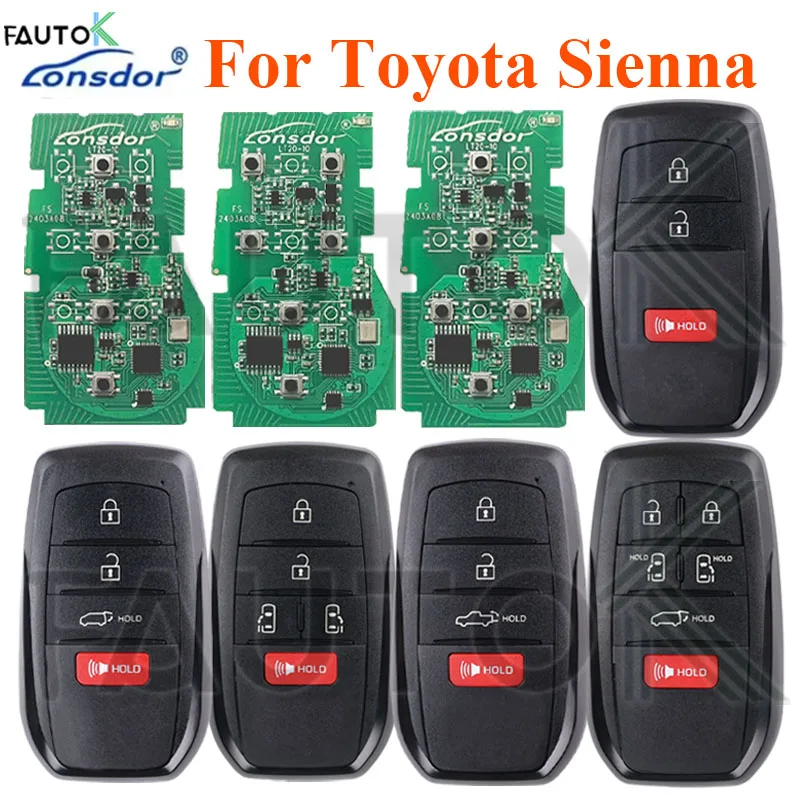 

Автоматический ключ без ключа Go 8A чип Lonsdor для Toyota Sienna Tacoma Tundra Venza BZ4X 2021-2024 поддержка K518 K518ISE KH100 + поколение