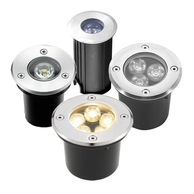 

Dimmable Outdoor Lighting 3W 6W 10W 18W Garden Yard Step Stairs Floor Deck LED Recessed Inground Lamps LED Underground Spotlight