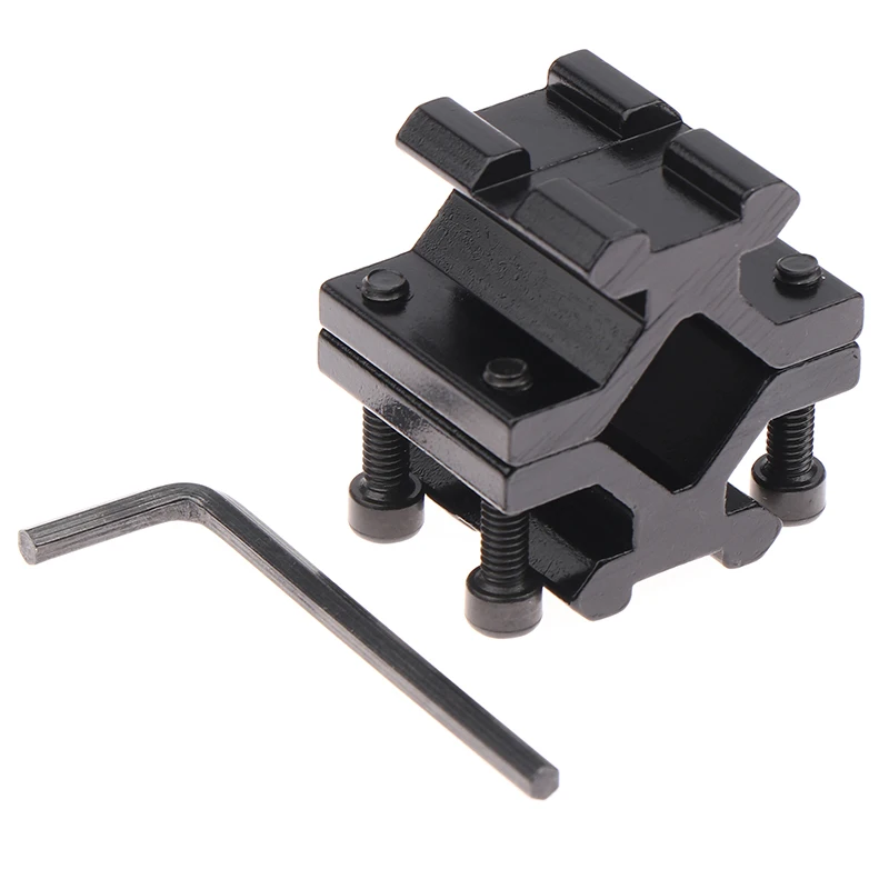 1Pc Adjustable Universal Rail 20mm Rail Barrel Mount For Picatinny Weaver Scope Mount Flashlight Sight Torch Clip