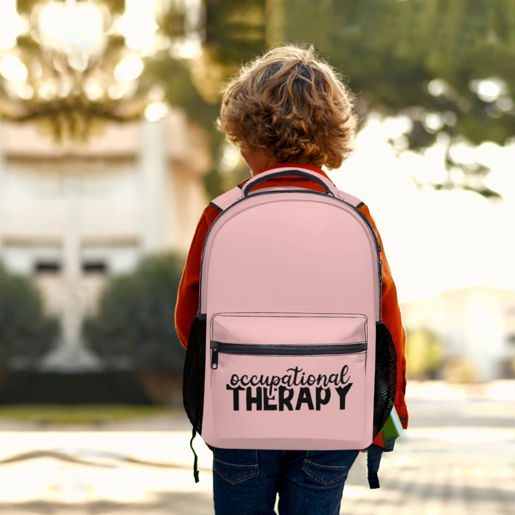 Ergotherapie-Schultasche für Jungen, große Kapazität, Studentenrucksack, Cartoon-Rucksack für Gymnasiasten, 43,2 cm