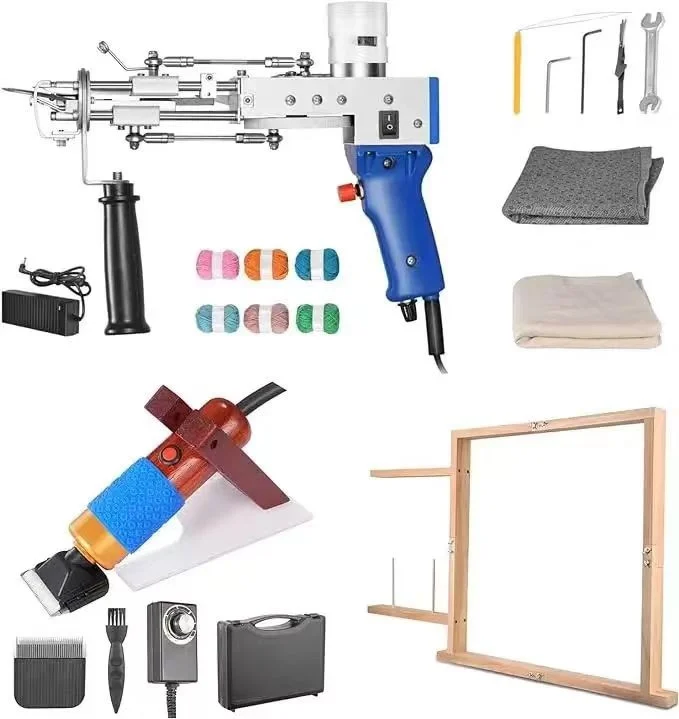 

2024 Low Price Ready Stock Two-in-one Td Tufting Kit for Beginner Rug Carpet Making Tufting Weaving Embroidery Machine