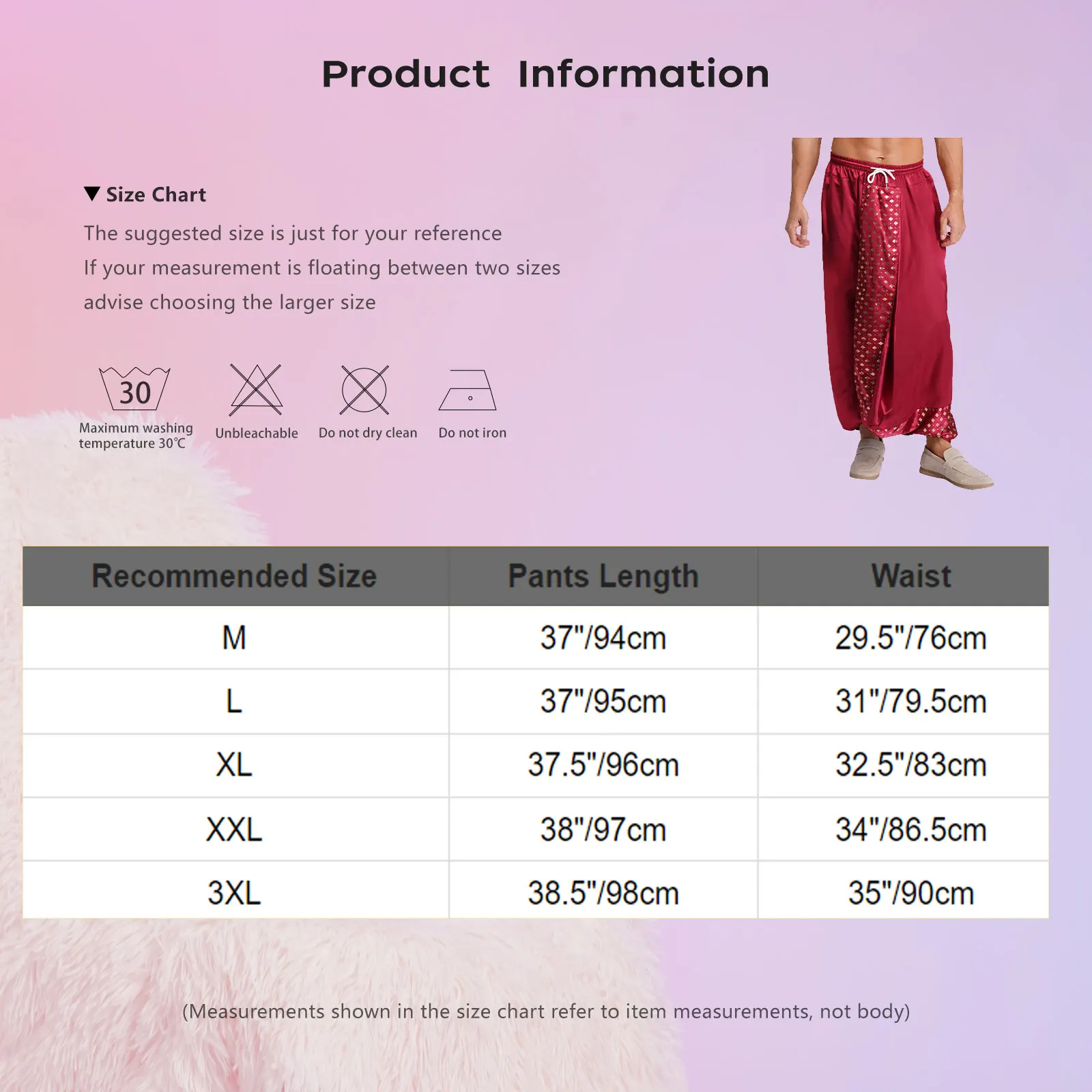 Calça masculina satinada dhoti de dança indiana, estampa metálica, cordão na cintura, lanterna solta, calças harém, calças tradicionais tailandesas