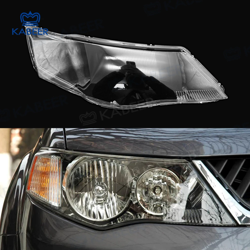

Headlight Cover For Mitsubishi Outlander EX 2007-2009 Transparent Lampshade Lamp Shade Plexiglass Replace Original Lens