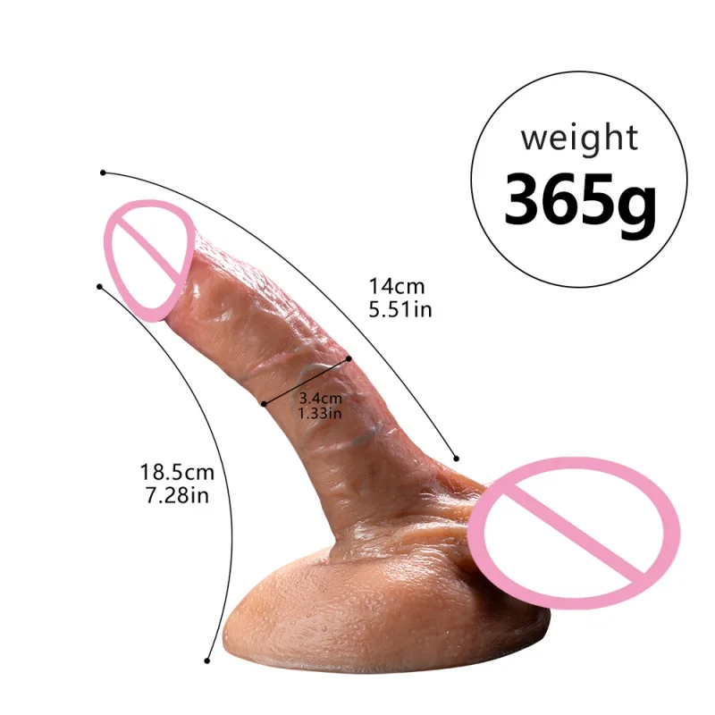 Skin feeling Sexy Dildo Realistic Penis Female Masturbation Sex Toys for Women Big Dicks Soft Silicone Suction Cup Anal Plug