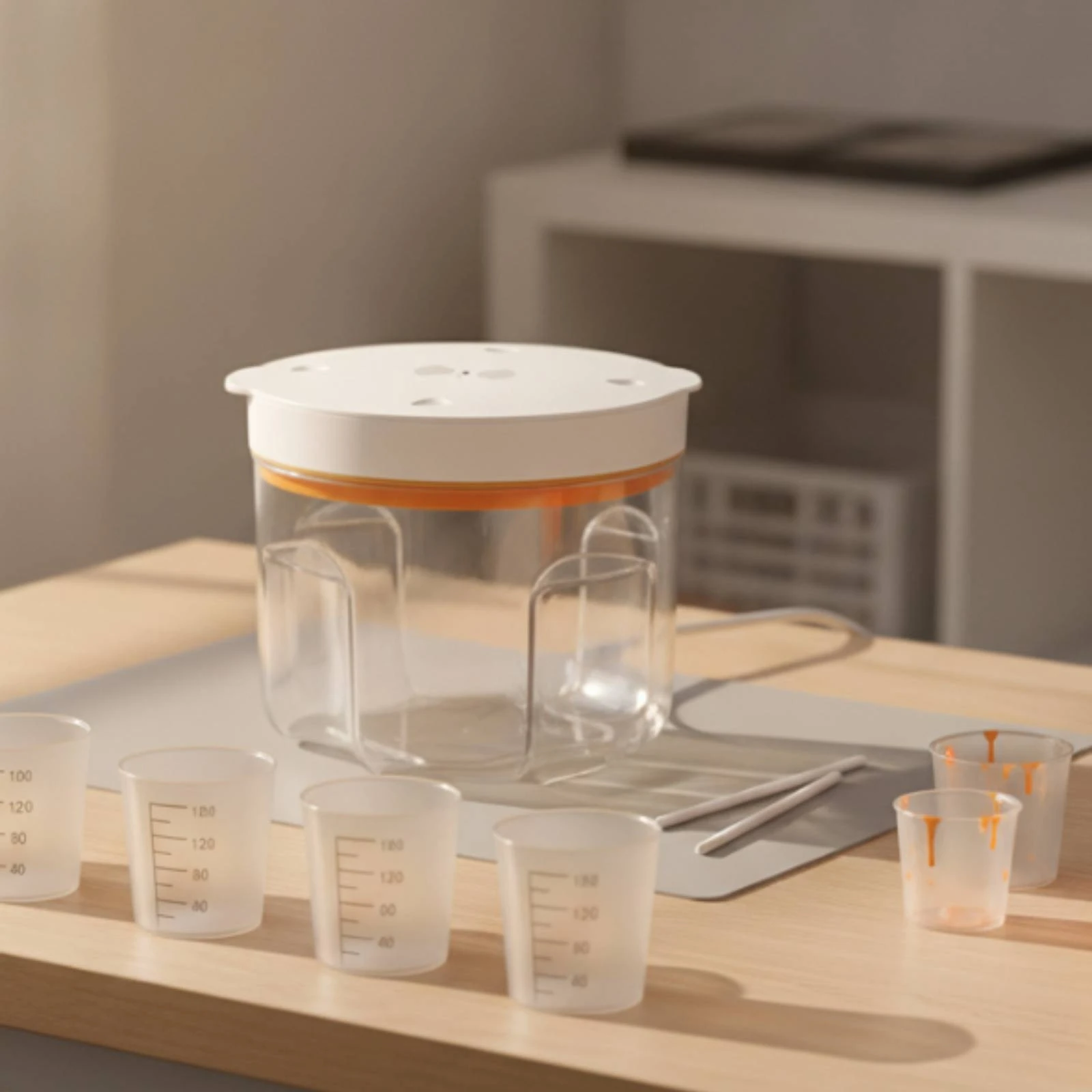 

Resin Degassing Chamber Clear Vacuum Chamber with Lid Equipment Benchtop Kit Efficient for Crafters, Workshops