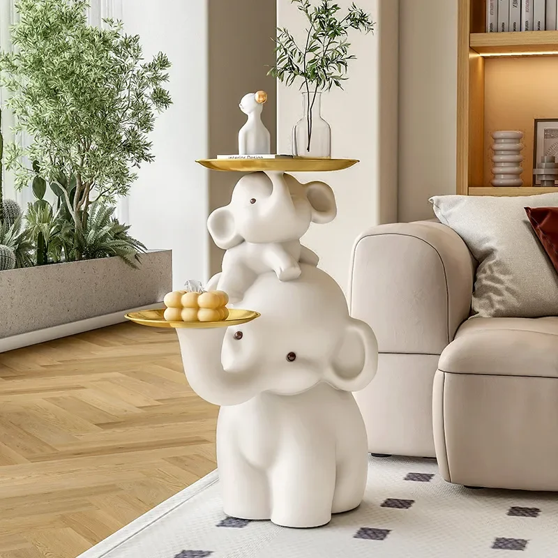 Elephant Floor Lamp Large Cartoon Standing Light for Living Room Bedroom Bedside TV Cabinet Sofa Side Decor Housewarming Gift