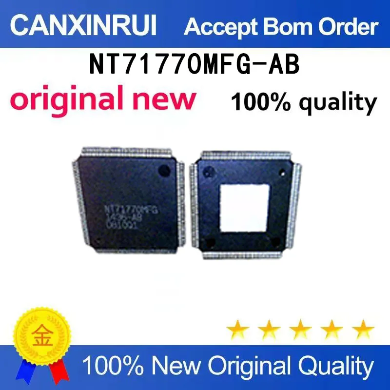 (5pcs-100pcs）New stock NT71770MFG-AB NT71770MFG TQFP144
