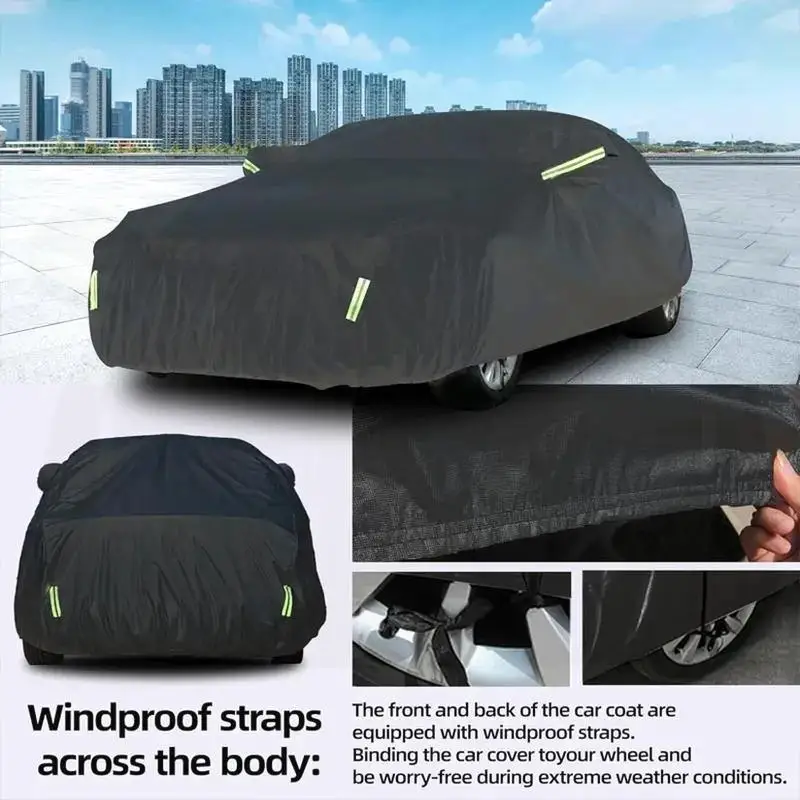 للحماية الخارجية ومقاومة للماء كاملة لمقعد إيبيزا 6L 6J 6F KJ مظلة الثلج والغبار ملحقات خارجية أغطية السيارات