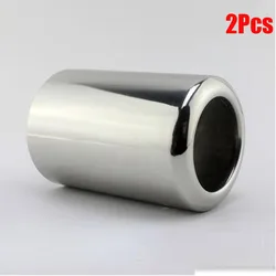 2Pcs Mufflers Stainless Steel Exhaust Tip Tail Pipe For Mazda CX-5 2012-2016 Car Systems Auto Accessories