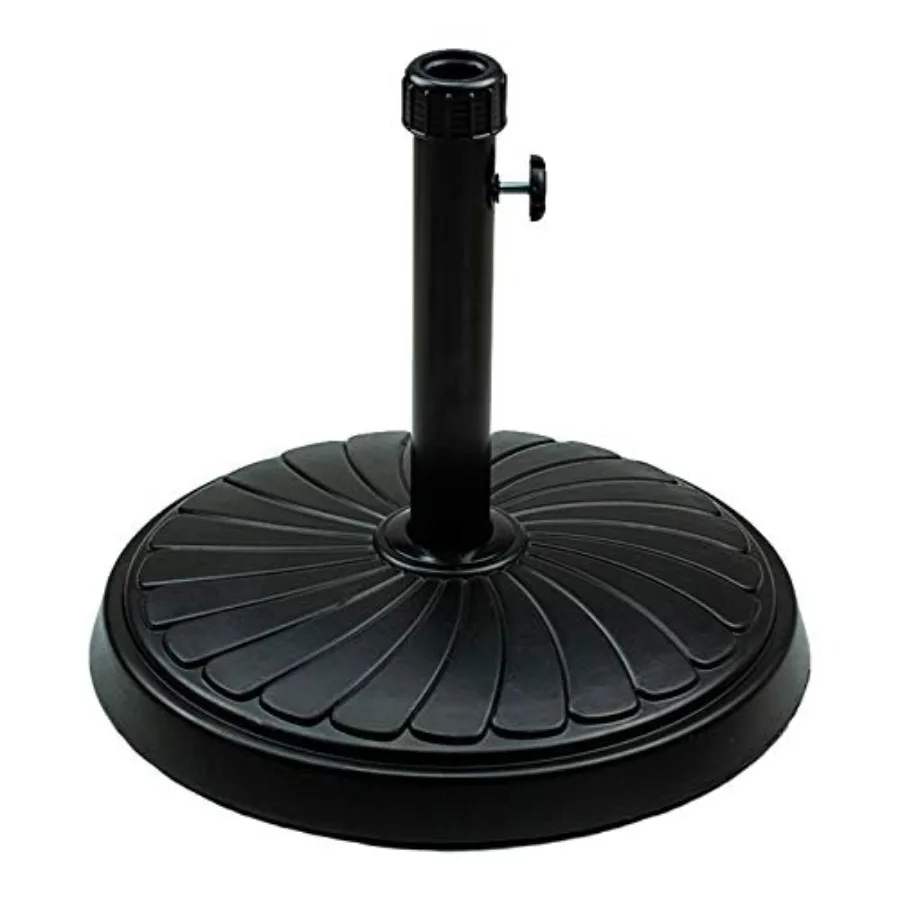 

22lbs Umbrella Base Heavy Duty Outdoor Living Round Antiqued Patio Market Umbrella Base