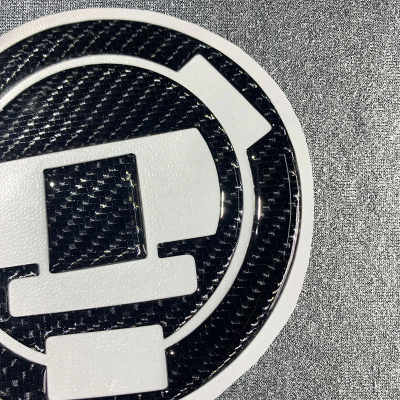 3D Carbon Fiber Fuel Tank Filler Cap Cover Stickers Decals Motorcycles For BMW R1200GS F800GS F650GS S1000RR  F800S F800ST