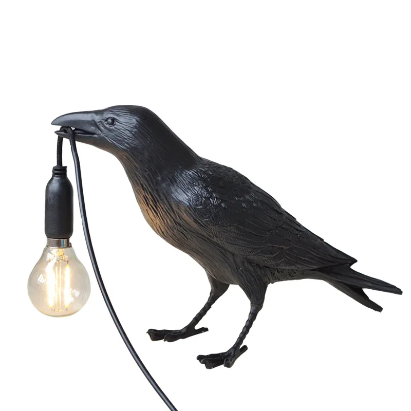 

Moderne Lucky Bird Tafellamp Slaapkamer Bed Woonkamer Tafelverlichting Hars Dier Lev краска Interieur Verlichtingsarmatuur