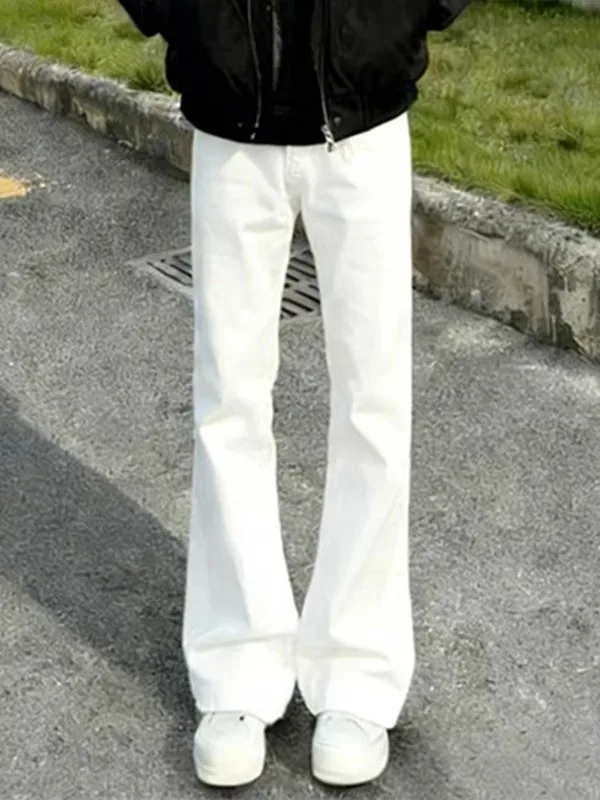 

Джинсы Cleanfit White Knife прямого кроя для подростков и молодежи, американские повседневные джинсы свободного кроя в стиле High Street