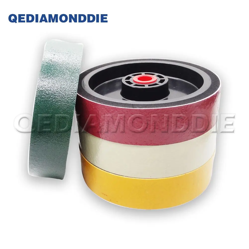 150mm/200mm Resin Nova Soft Lapidary Diamond Cabbing Polishing Wheel Flat Gemstone Grinding Wheel