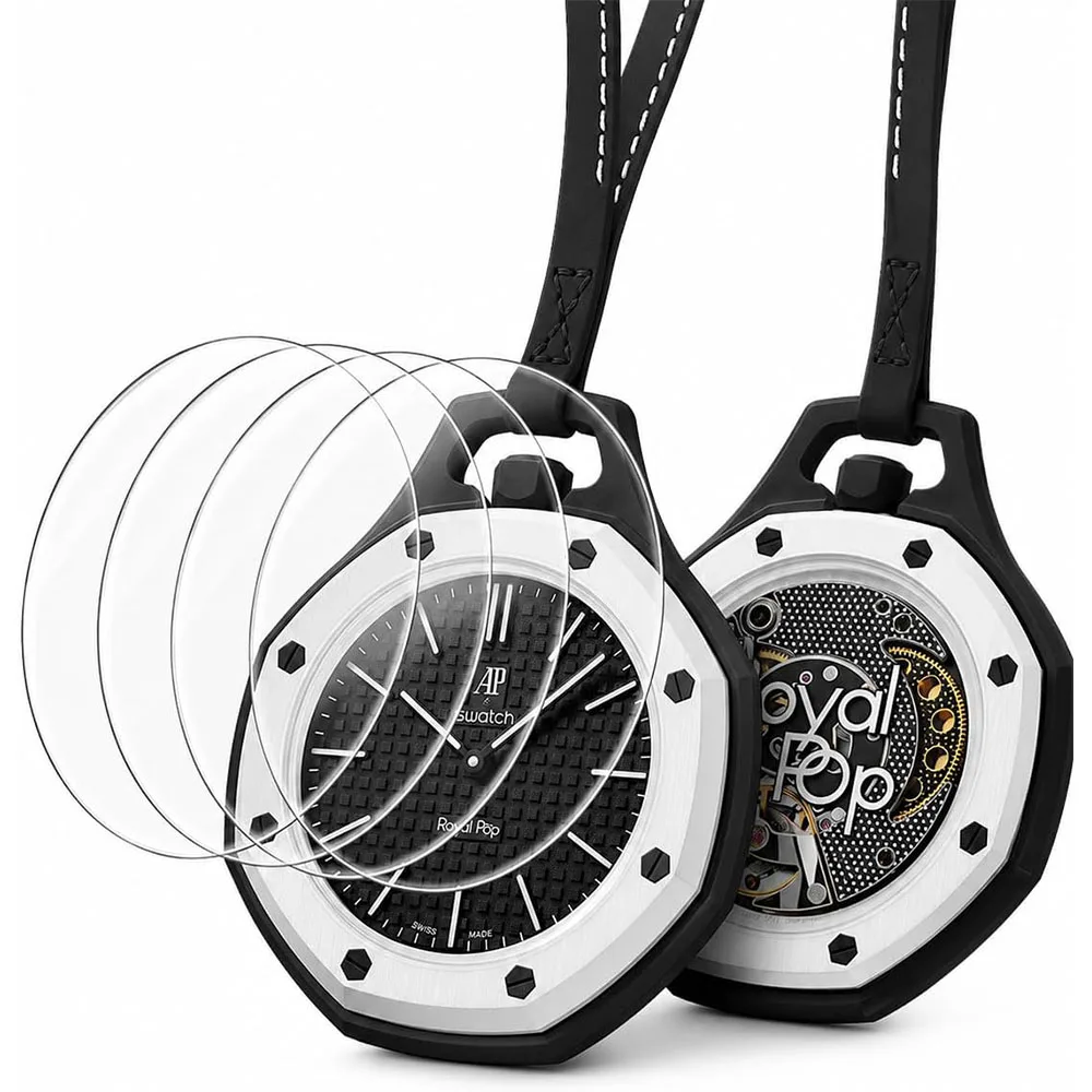 BEHUA Weiche HD-Folie / Hartglas für AP Swatch AP Royal Pop Uhrenbildschirmschutz 9H Premium Glasfolie Zubehör – Detail 2