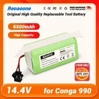 14.4V 6800mAh Li-ion Battery  for Conga 990 1090 Tesvor X500 Ecovacs Deebot N79 N79S DN622 Eufy RoboVac 11 11S RoboVac 30