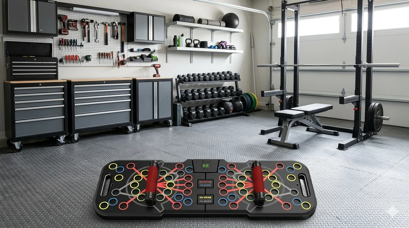 บอร์ดฟิตเนสแบบพับได้อเนกประสงค - Push Up Board บทวิจารณ์และราคา