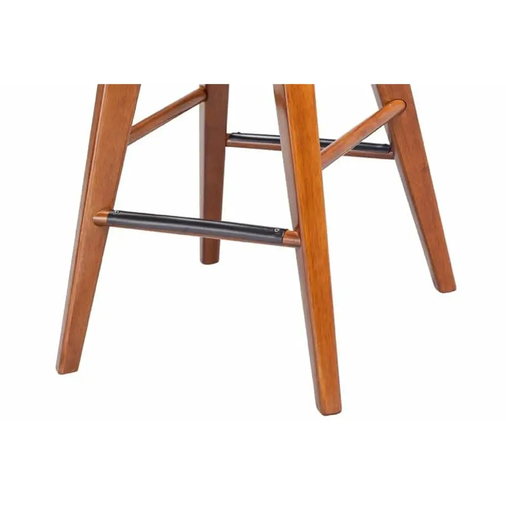 Bali Backl Swivel Bar Stool - Walnut