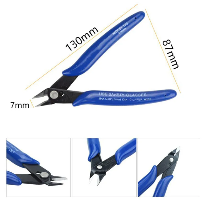 Universal Pliers Multi Functional Tools Electrical Wire Cable Cutters Cutting Side Snips Flush Stainless Steel Nipper Hand Tools
