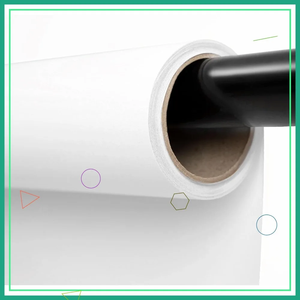 

86"x32.8' Seamless White Paper Backdrop for Photography, Arctic White