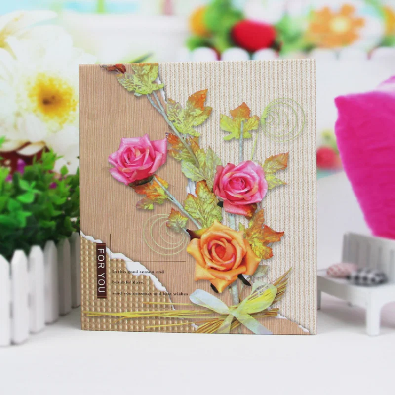 Customized. 7inch Laminated-Page Boxed Photo Album Inserts Photo Book Romantic Home Couple Studio Photo Album