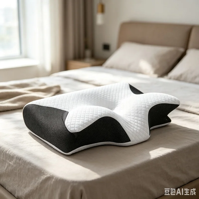 Multi‑Position Sleeping Body Pillow, Soft Cotton Ergonomic Support Cushion for Side Back Stomach Sleepers