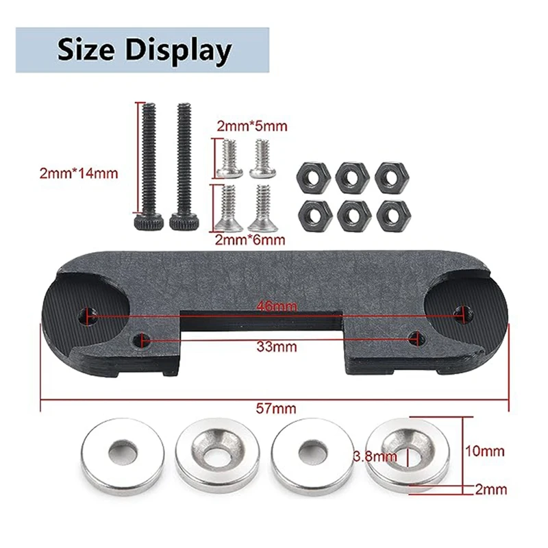 Axial SCX24 90081 1/24 모델 자동차 부품, 보이지 않는 차체 쉘 포스트, 차체 쉘 마운트, 차체 포트