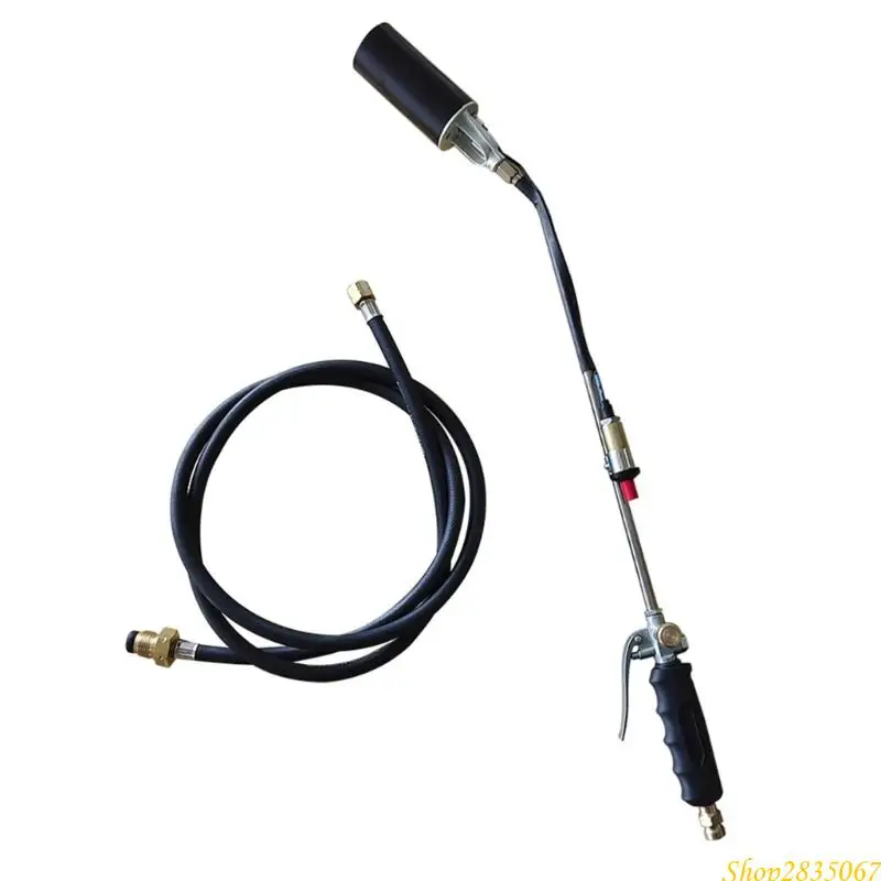 Quick Release Propane Weeding Torch Burning with Hose Soldering Heating For Yard Cleaning Patio Maintenance 831F