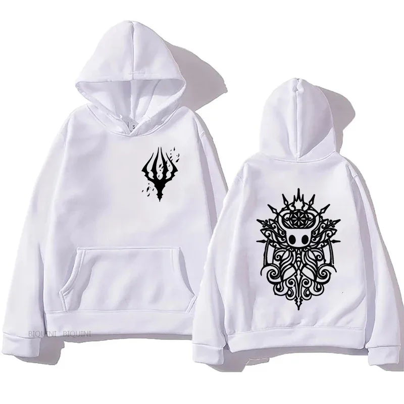 Game Men's Autumn-Winter Warmth-Resistant Daily Casual Fashion Street Hip-Hop Punk Relaxation Loose Fit Casual Hooded Sweatshirt