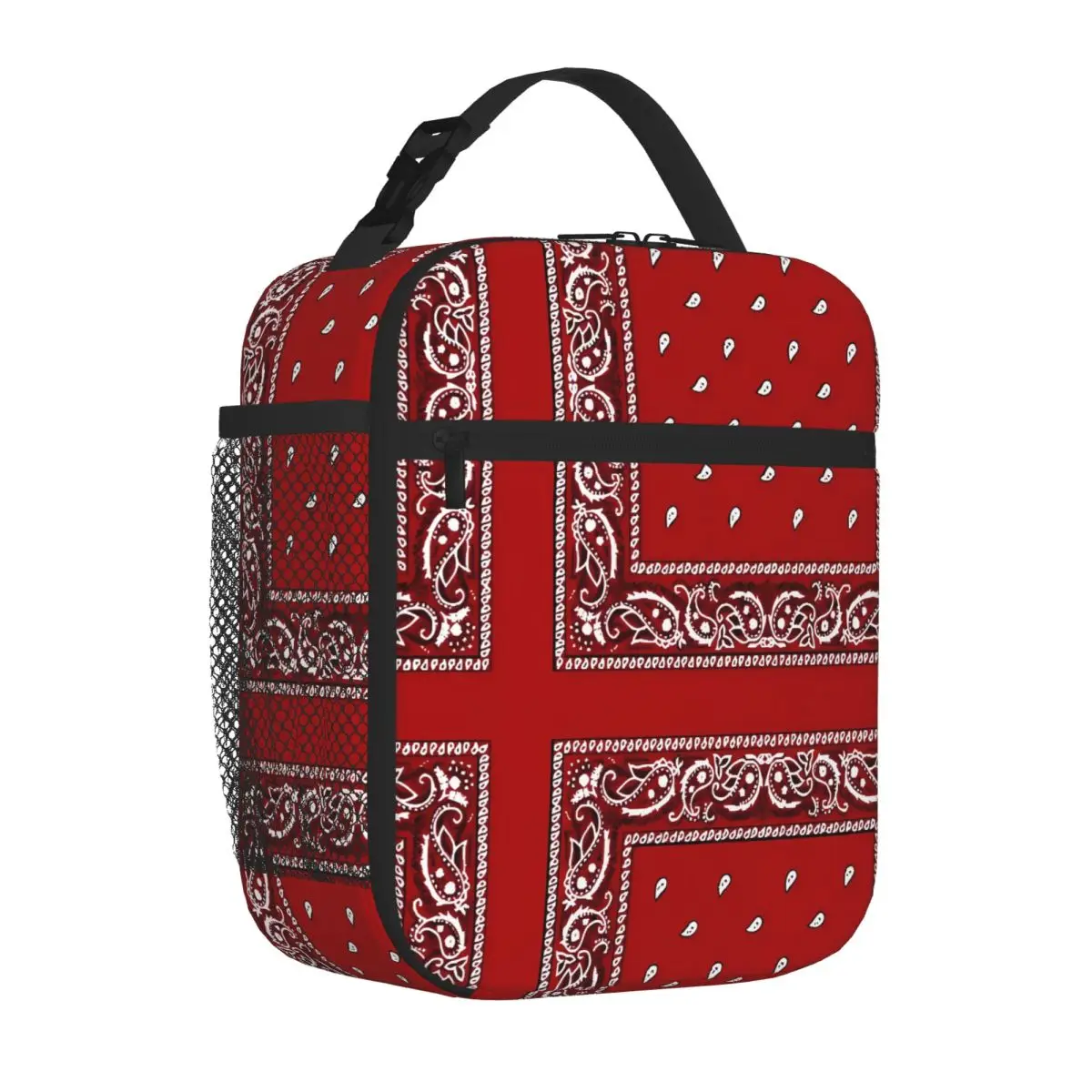 Bestselling Red Bandana Sporty Cooler Tote Garden Party Bento Bag