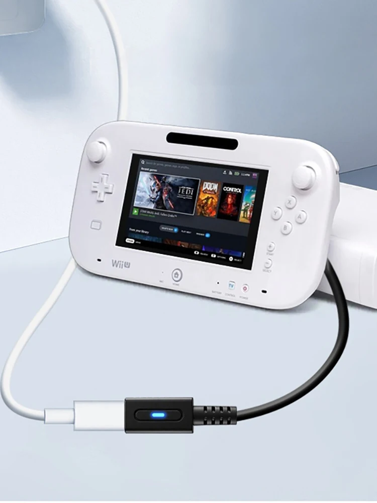 USB-C PD Ladekabel für Wii U Konsole Gaming-Controller Stromversorgungskabel Typ C Spielkonsolen-Kabel für Nintendo Wii U