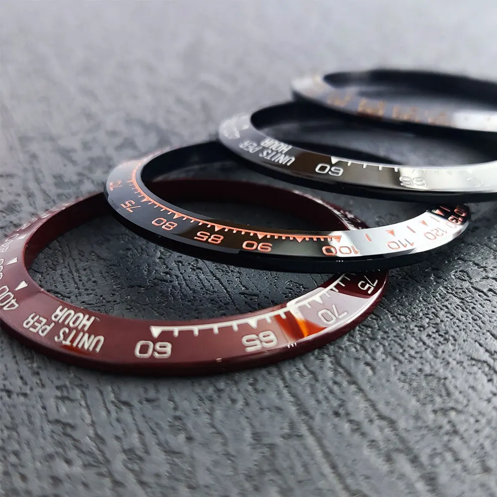 High-quality Ceramic Original Bezel 39.3mm Inlaid Ring Watch Accessory Inner Diameter 31.4mm