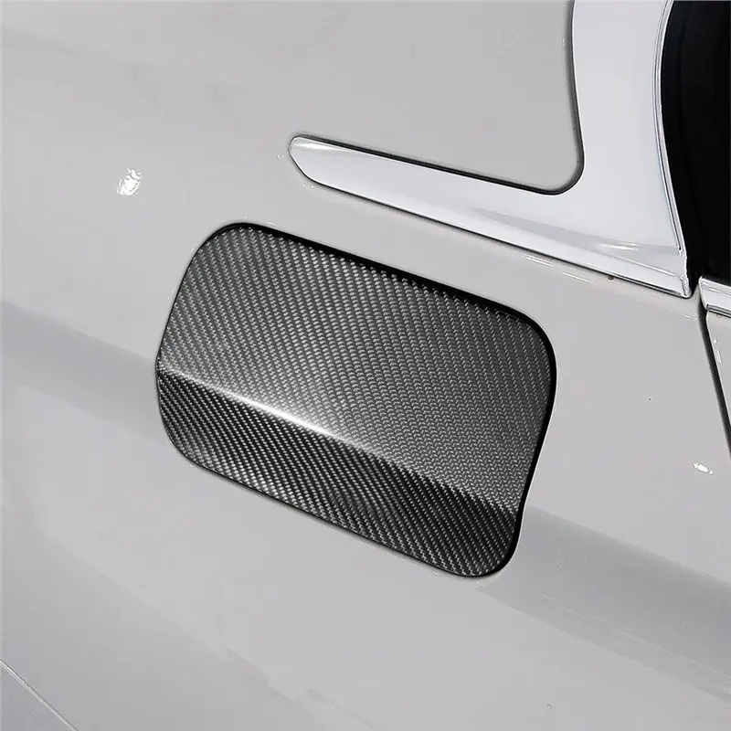 Fuel Tank Cover Cap Real Carbon Fiber Finish For BMW F30 F35 320Li 325Li 2013-2019 Models