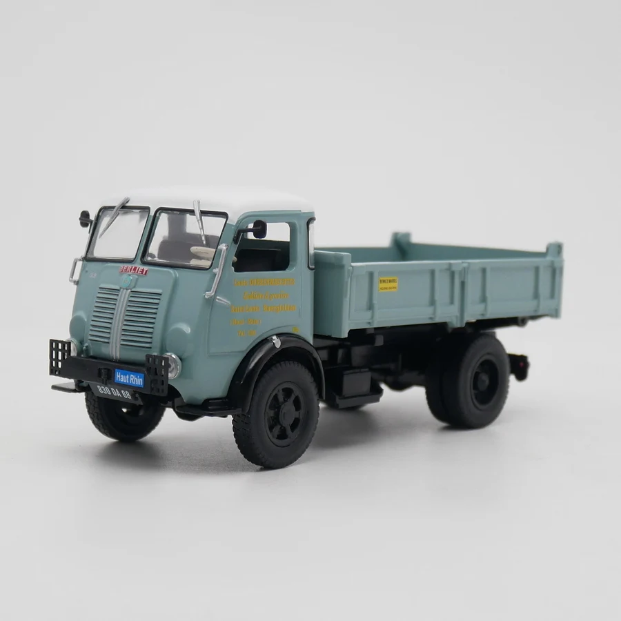 1:43 Scale Diecast Alloy Berliet GLB 4X4 Dump Truck Vehicle Toy Car Model Classics Adult Gift Collection Souvenir Static Display