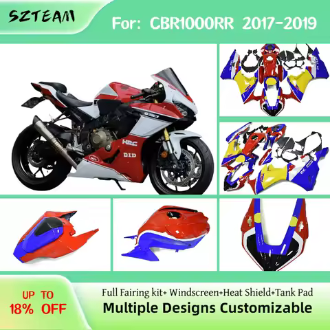 For Honda CBR1000RR 2017 2018 2019 Fairing Set CBR 1000RR 17 18 19 ABS Cowling Injection Bodywork Kit Motorcycle Fairings