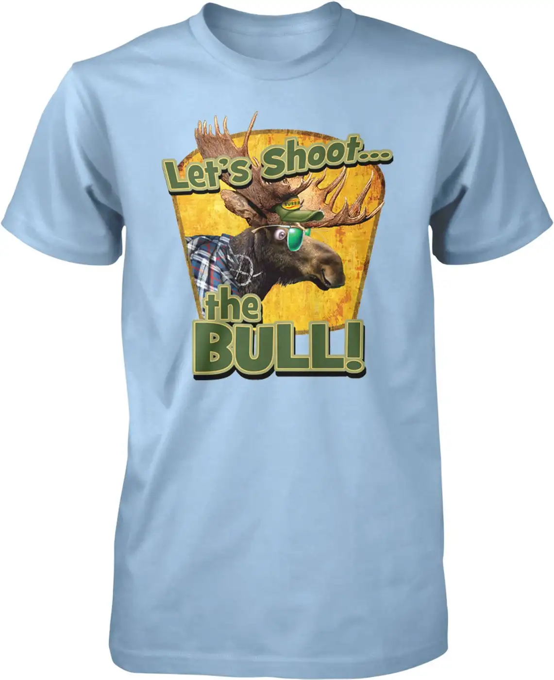 Let's Shoot the Bull Undercover Moose Men's T shirt NOFO_00432