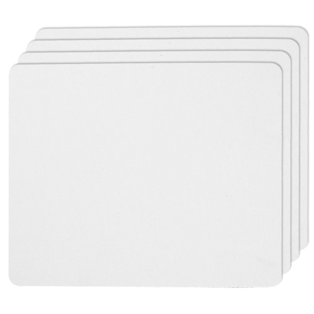 

4pcs Large Rubber Desktop Blank Mouse Pad Gaming Computer Sublimation Computer Mouse Pad Mat For Office Home Non-Skid